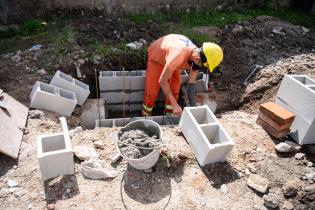 Avance de obras viales en barrio Marconi por Plan ABC