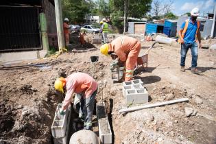 Avance de obras viales en barrio Marconi por Plan ABC Avance de obras viales en barrio Marconi por Plan ABC