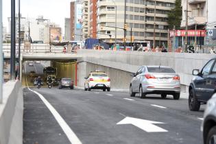 Habilitación de circulación hacia el Centro del túnel de Av. Italia Habilitación de circulación hacia el Centro del túnel de Av. Italia