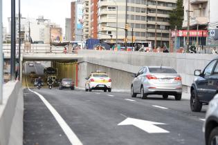 Habilitación de circulación hacia el Centro del túnel de Av. Italia