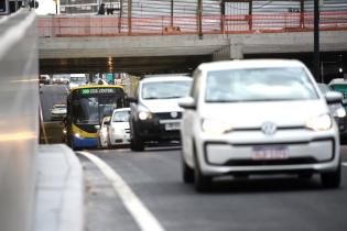 Habilitación de circulación hacia el Centro del túnel de Av. Italia