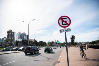 Nuevas señalizaciones de tránsito en la Rambla Sur