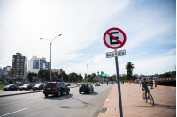 Nuevas señalizaciones de tránsito en la Rambla Sur