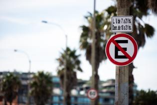 Nuevas señalizaciones de tránsito en la Rambla Sur