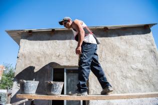 Obras en vivienda de barrio Antares