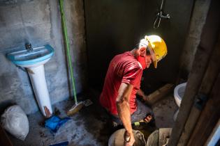 Obras en vivienda de barrio Antares