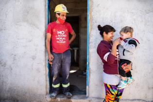 Obras en vivienda de barrio Antares