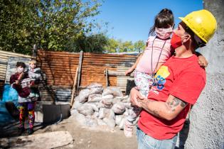 Obras en vivienda de barrio Antares