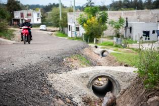 Obras de infraestructura en barrio 24 de junio en el marco del Plan ABC