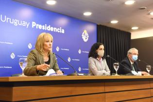 Conferencia de prensa en Torre Ejecutiva