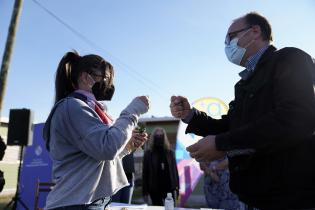 Entrega de viviendas en barrio La Boyada