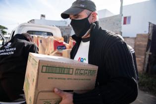 Entrega de alimentos a Red de ollas populares en el marco del Plan ABC