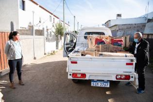 Entrega de alimentos a Red de ollas populares en el marco del Plan ABC