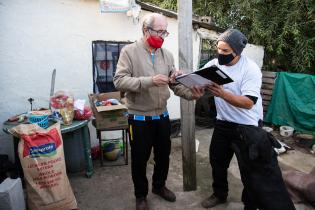 Entrega de alimentos a Red de ollas populares en el marco del Plan ABC