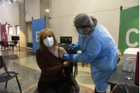 Vacunación contra la gripe de la Intendenta 