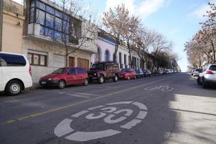 Bicicircuito Montevideo. Calle San Salvador