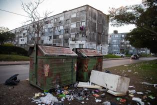 Cuadrilla de limpieza del Programa ABC Trabajo en la Calle Iguá