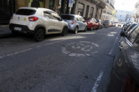 Bicicircuito Montevideo. Calle Misiones