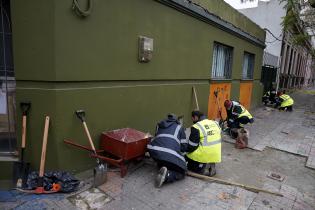 Cuadrilla del Programa ABC Trabajo en las inmediaciones del MAM Cuadrilla del Programa ABC Trabajo en las inmediaciones del MAM