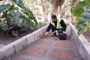 Cuadrilla de trabajo del Programa ABC Trabajo en el Parque Punta Espinillo