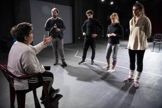 Ensayo de “Nociones básicas para la construcción de puentes” de la Comedia Nacional Ensayo de “Nociones básicas para la construcción de puentes” de la Comedia Nacional