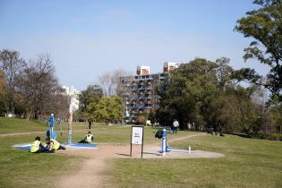 Cuadrilla de trabajo del Programa ABC Trabajo en el Parque Baroffio