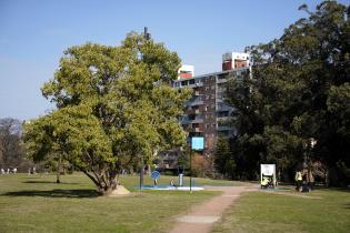 Cuadrilla de trabajo del Programa ABC Trabajo en el Parque Baroffio