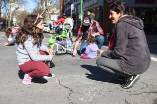 Paseo peatonal en Av. 18 de Julio