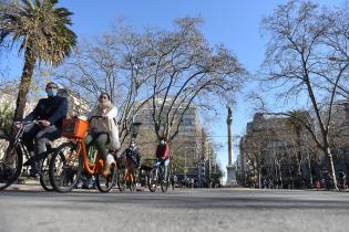 Paseo peatonal en Av. 18 de Julio