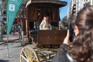 Paseo peatonal en Av. 18 de Julio