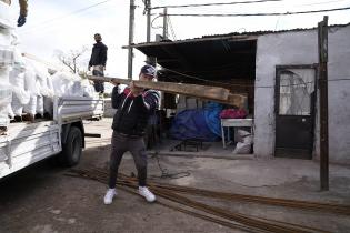 Entrega de materiales de apoyo a merendero Cancha del Rosario en el marco del Plan ABC