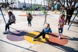 Inauguración de la plaza Juan Pablo Laguna