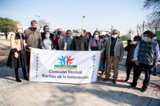 Inauguración de la plaza Juan Pablo Laguna