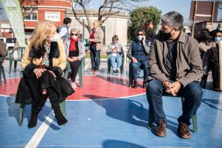 Inauguración de la plaza Juan Pablo Laguna