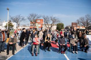 Inauguración de la plaza Juan Pablo Laguna