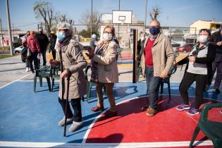 Inauguración de la plaza Juan Pablo Laguna