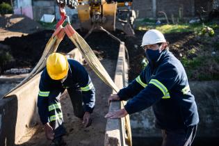 Obras en barrio Las Cabañitas en el marco del Plan ABC