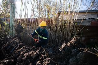 Obras en barrio Las Cabañitas en el marco del Plan ABC