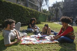 Jornada de dibujo a cielo abierto en Plaza del Entrevero organizada por el Centro de Exposiciones SUBTE Jornada de dibujo a cielo abierto en Plaza del Entrevero organizada por el Centro de Exposiciones SUBTE