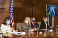 Conferencia de prensa por premio al Museo Juan Manuel Blanes en coordinación con la Embajada de EEUU