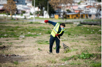 Actividades de limpieza en asentamiento 40 Semanas en el marco del Plan Laboral ABC