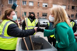 Lanzamiento de espacios públicos libres de residuos por programa “Montevideo más verde” Lanzamiento de espacios públicos libres de residuos por programa “Montevideo más verde”
