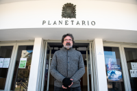 Director del Planetario de  Montevideo Agrim. Germán Barbato Óscar Méndez