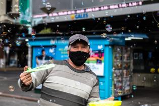 Día de la Niñez en Paseo peatonal Av. 18 de Julio