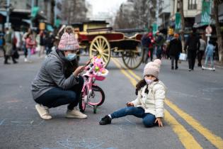 Día de la Niñez en Paseo peatonal Av. 18 de Julio