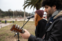 Espectáculo musical en el marco del programa “La cultura va por barrios” en el Parque Rodó