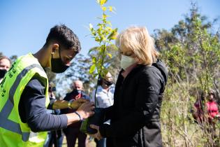 Inauguración de Plantatón en Punta Yeguas