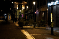 Iluminación de la Peatonal Sarandí por Mes de la Diversidad