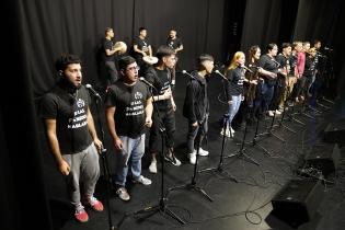 Ensayo abierto de Murga Joven en la Sala Lazaroff 