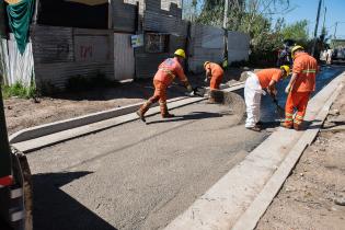 Asfaltado en barrio Las Cabañitas Asfaltado en barrio Las Cabañitas